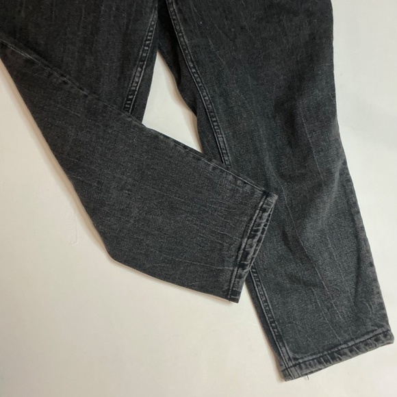 Women’s Abercrombie & Fitch 29/8 The Mom High Rise Curve Love black denim - Picture 2 of 5